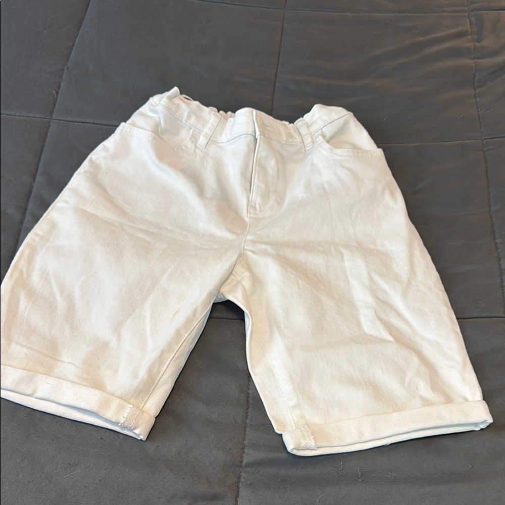 Children’s Place White Elastic Waist Shorts
